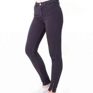 American Apparel black skinny jeans. Size 30/31.